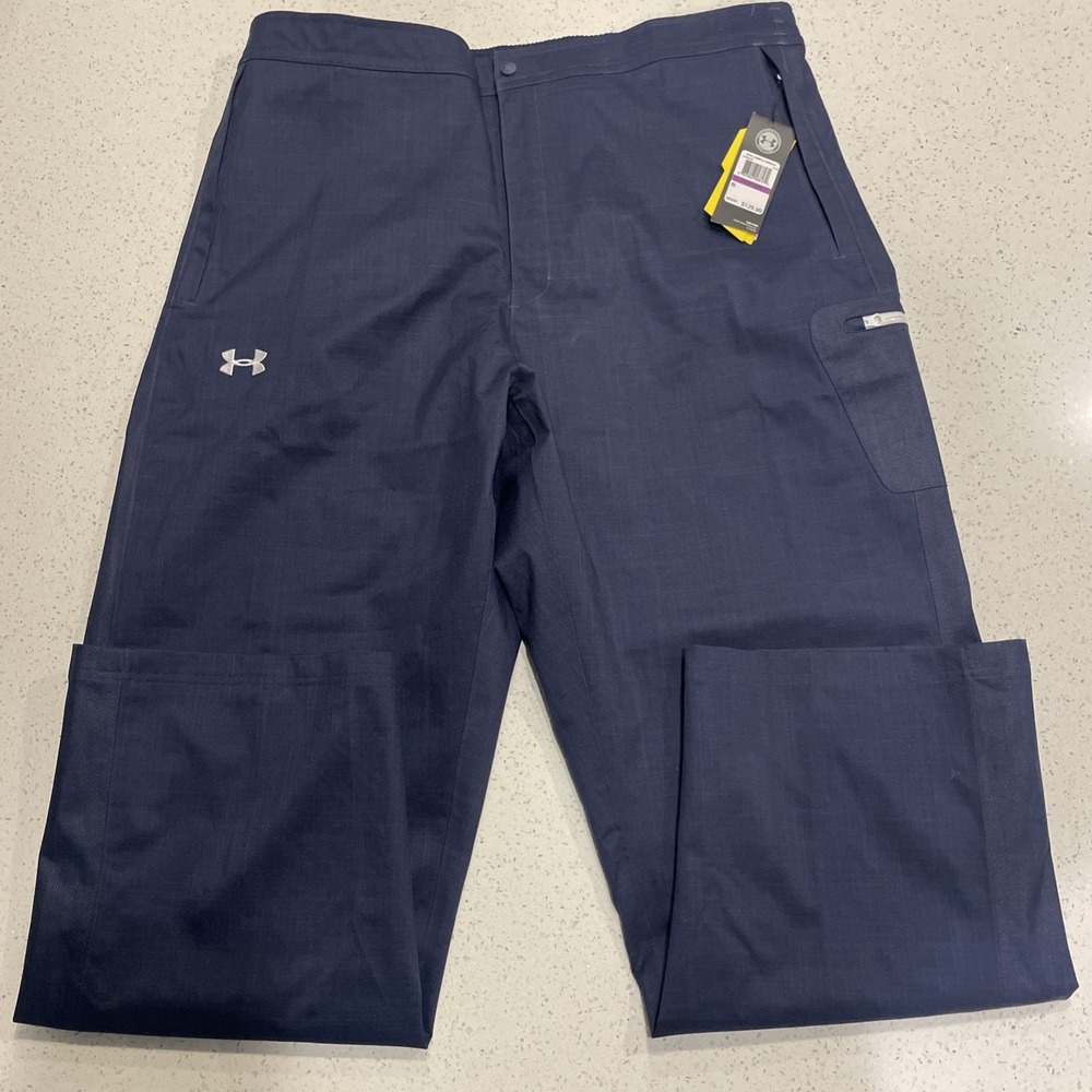 UNDER ARMOUR Men's UA Storm Team Rain/Snow Pants Navy Size XXL New With Tags
